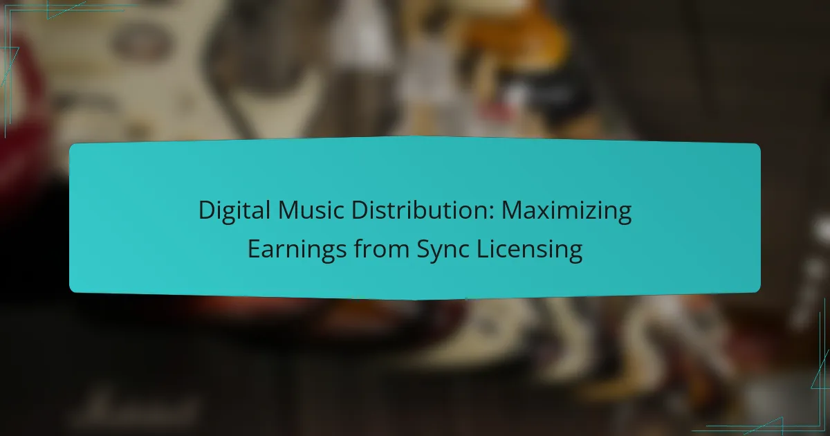 Digital Music Distribution: Maximizing Earnings from Sync Licensing